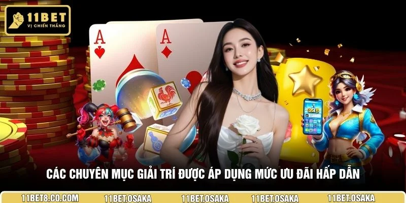 Các chuyên mục giải trí được áp dụng mức ưu đãi hấp dẫn